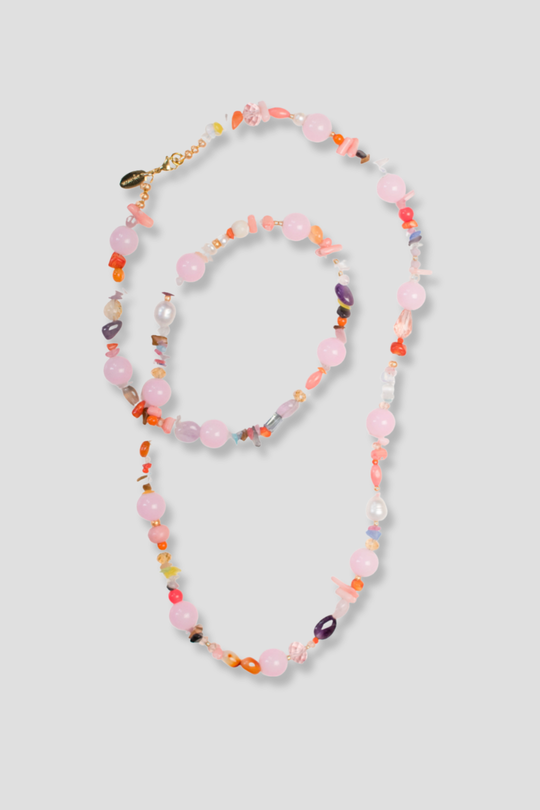 Tones Of Pink Necklace