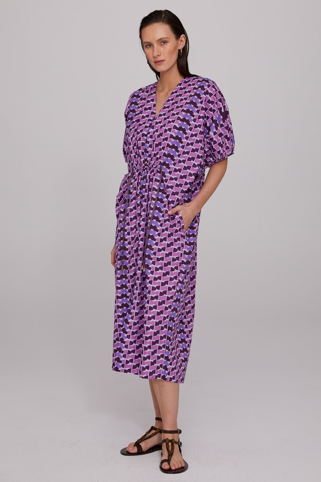 Zuri Poplin Cocoon Dress