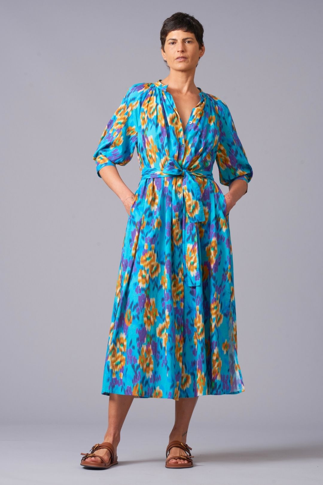 Fleur Cotton Lawn Dress