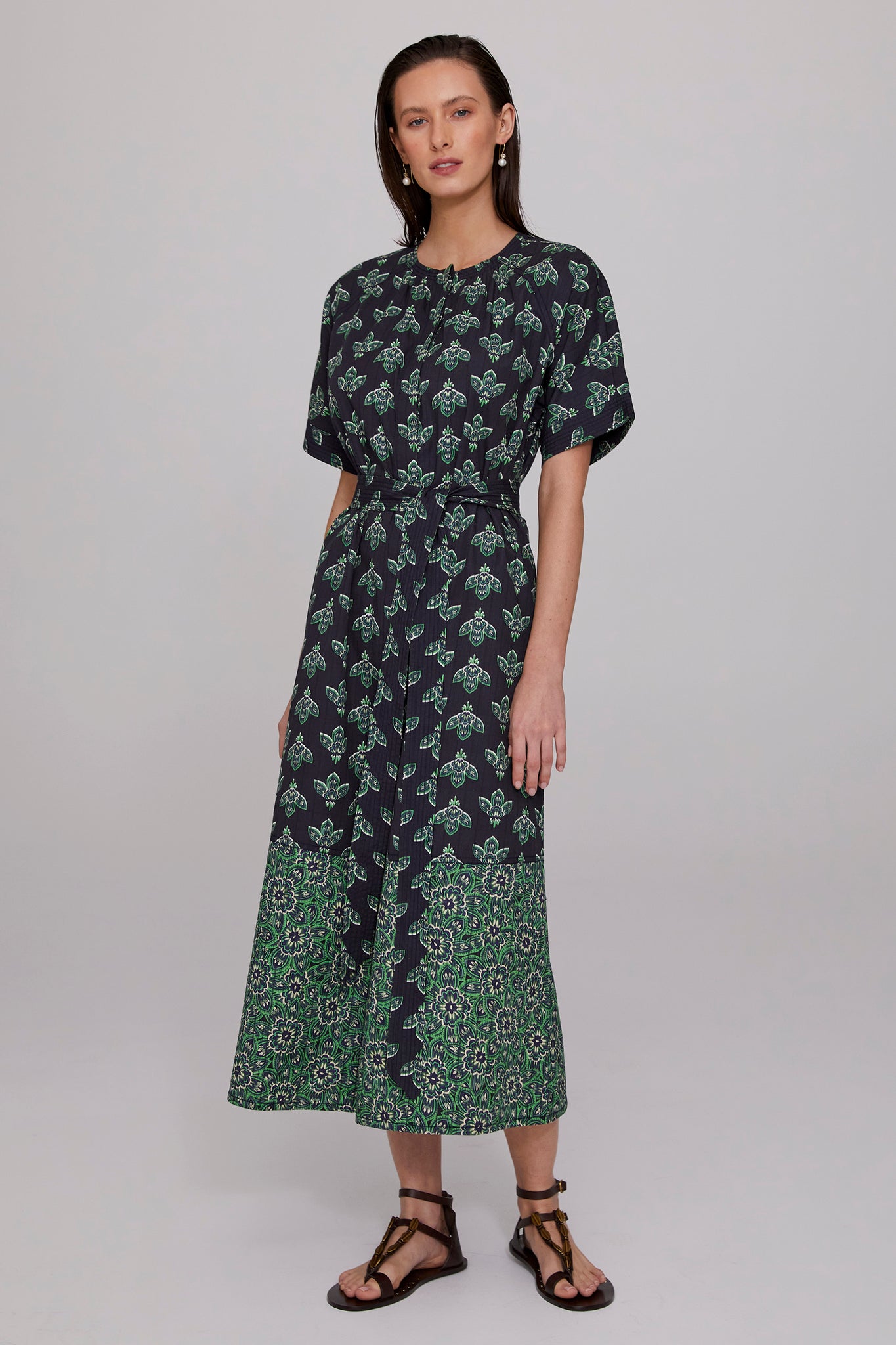 Fiore Cotton Twill Dress