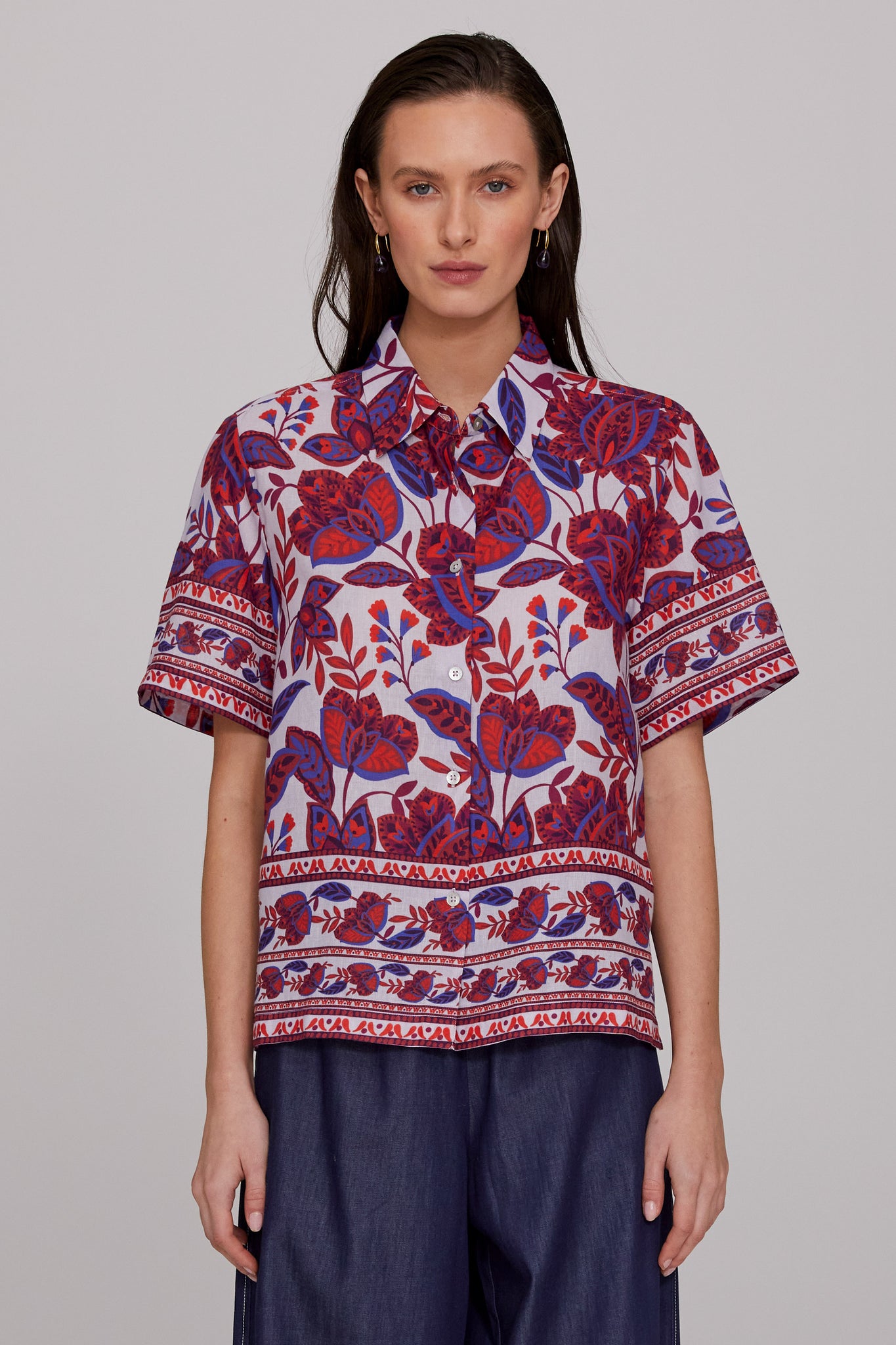 Ariana Cotton Linen Shirt