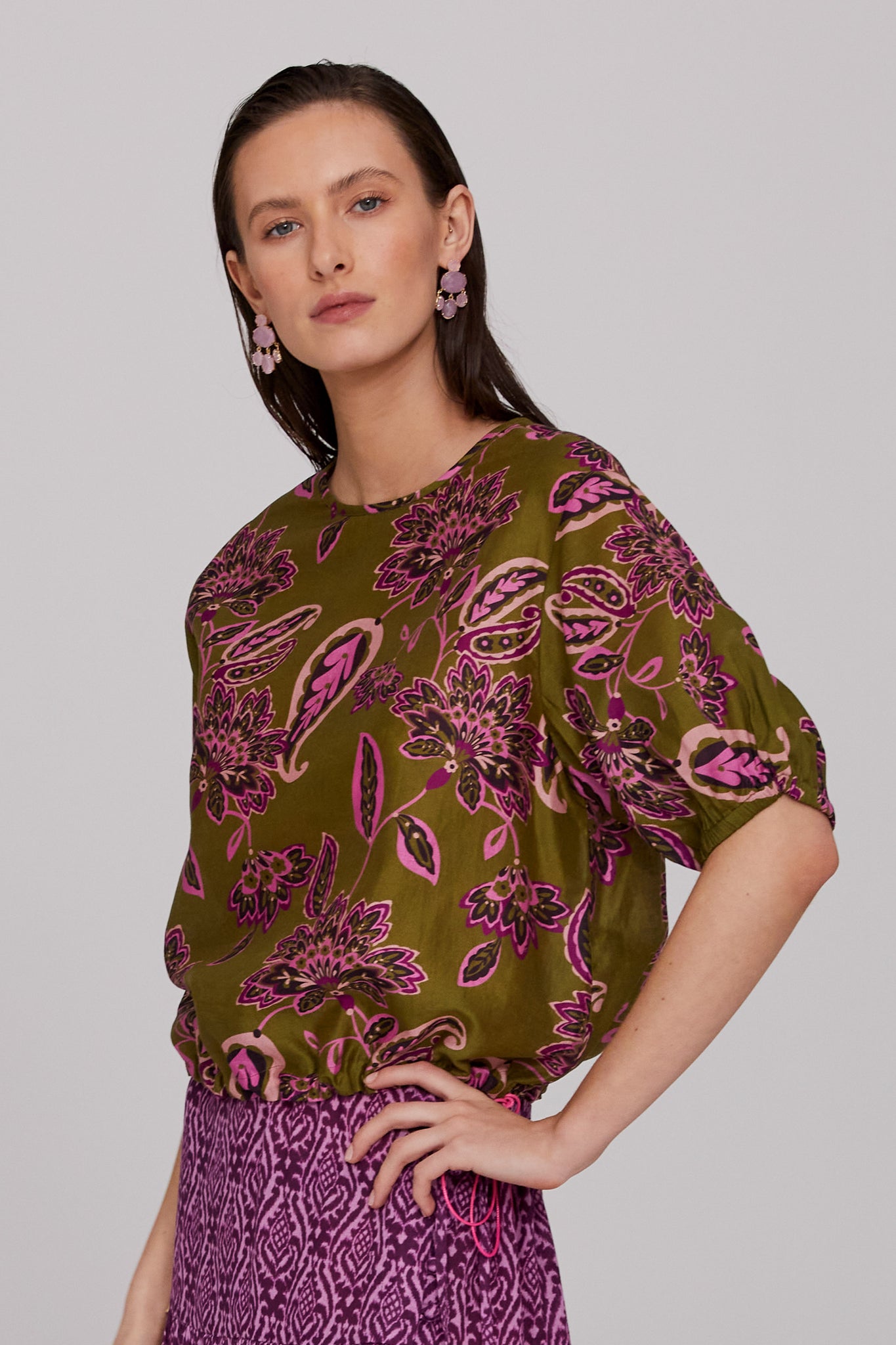 Lyla Silk Cotton Top