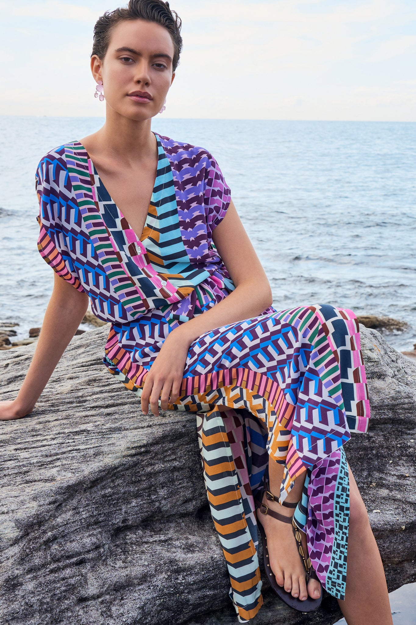 Zuri Silk Crepe Dress