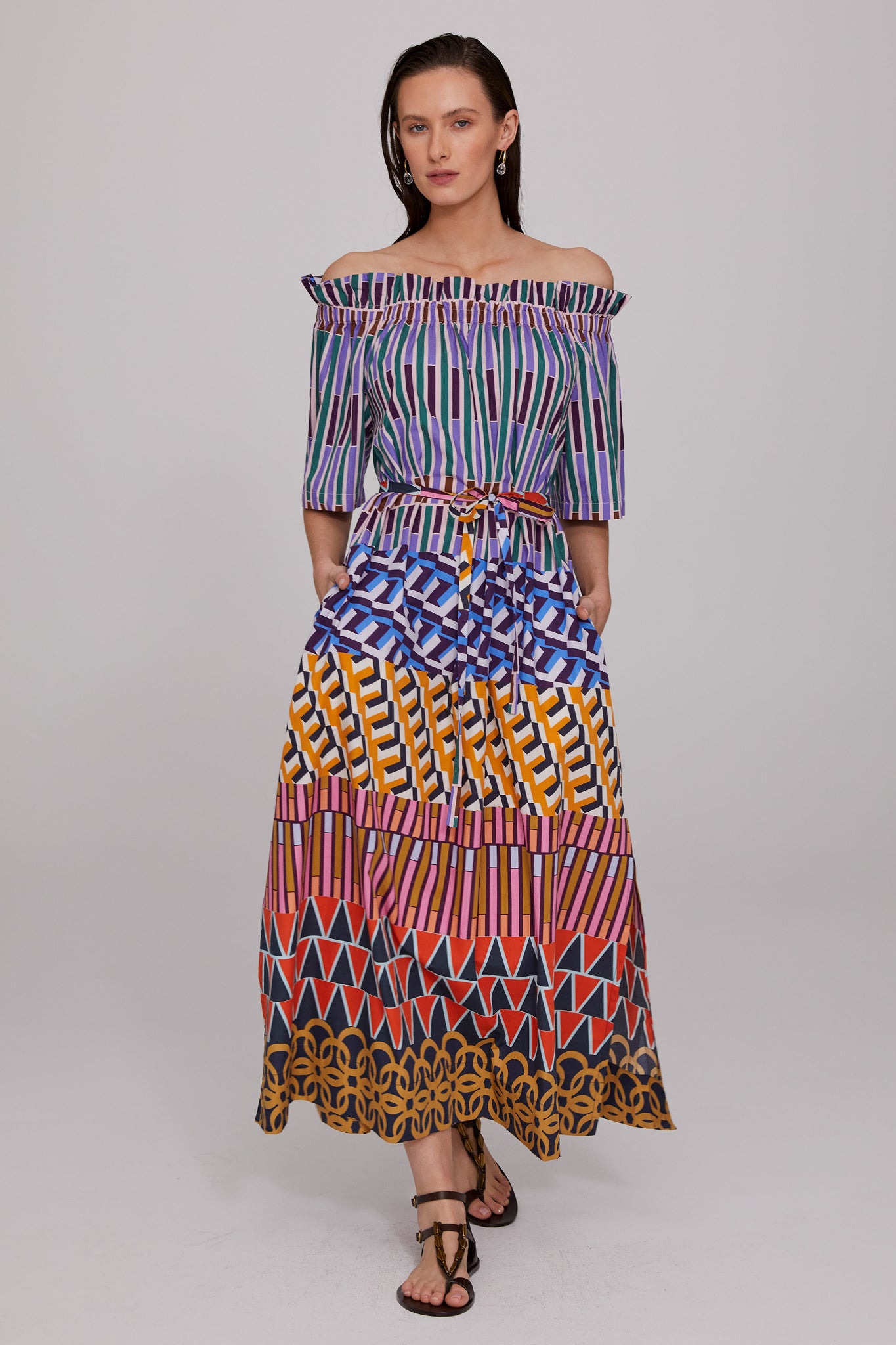 Zuri Poplin Mu Mu Dress