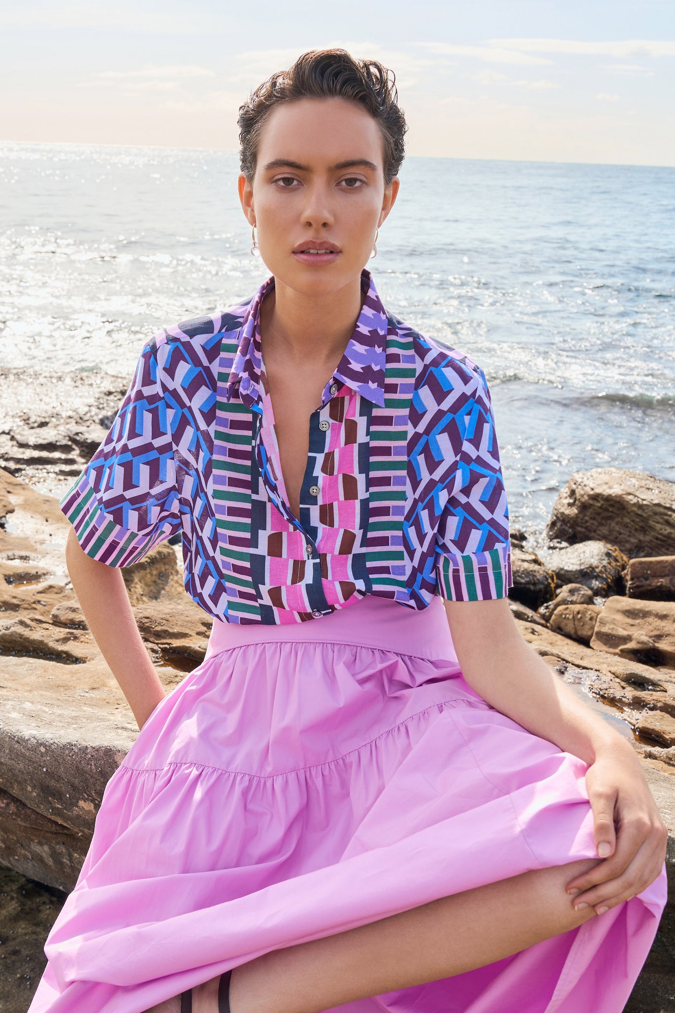 Zuri Cotton Linen Shirt