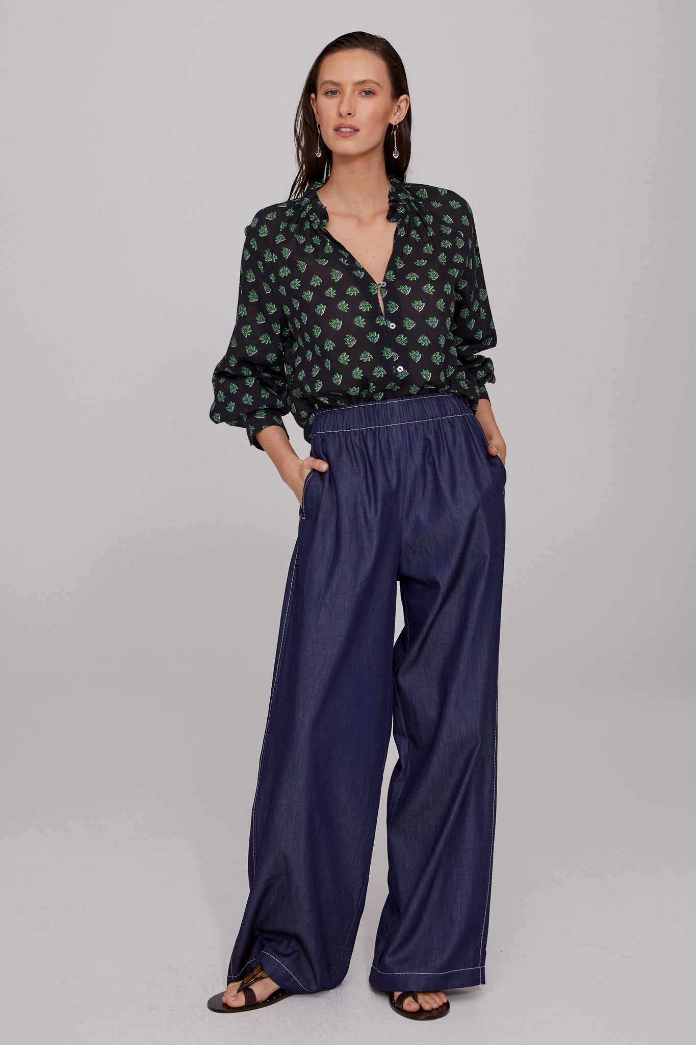 Soft Washed Denim Pant