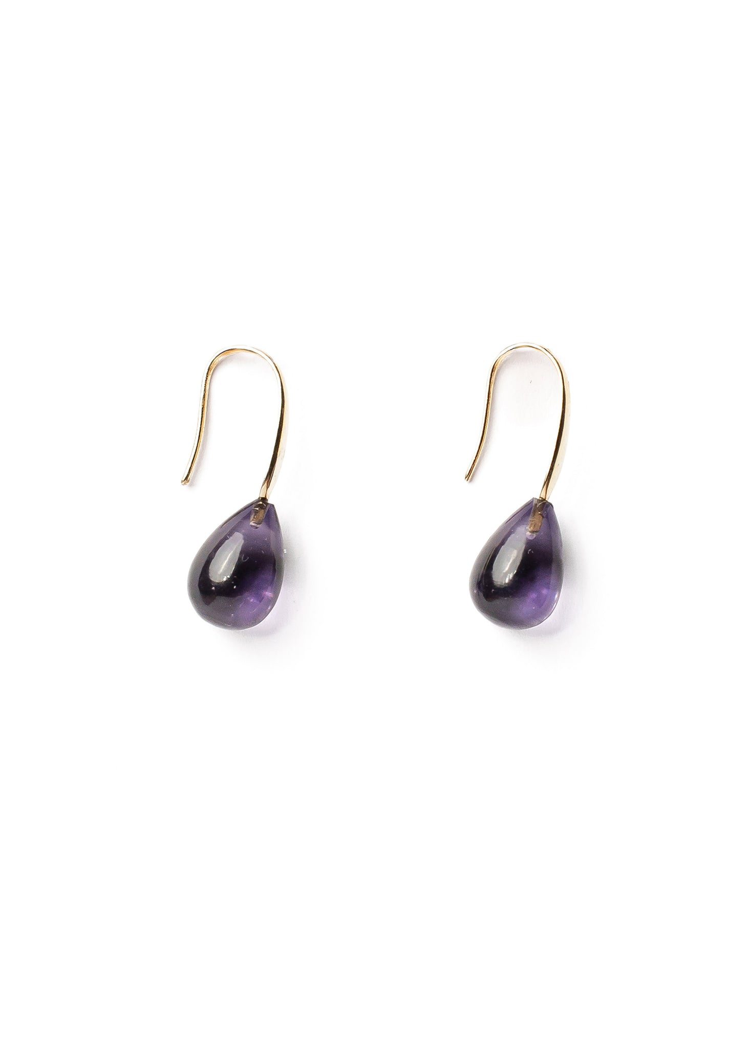 Amethyst Teardrop Earrings