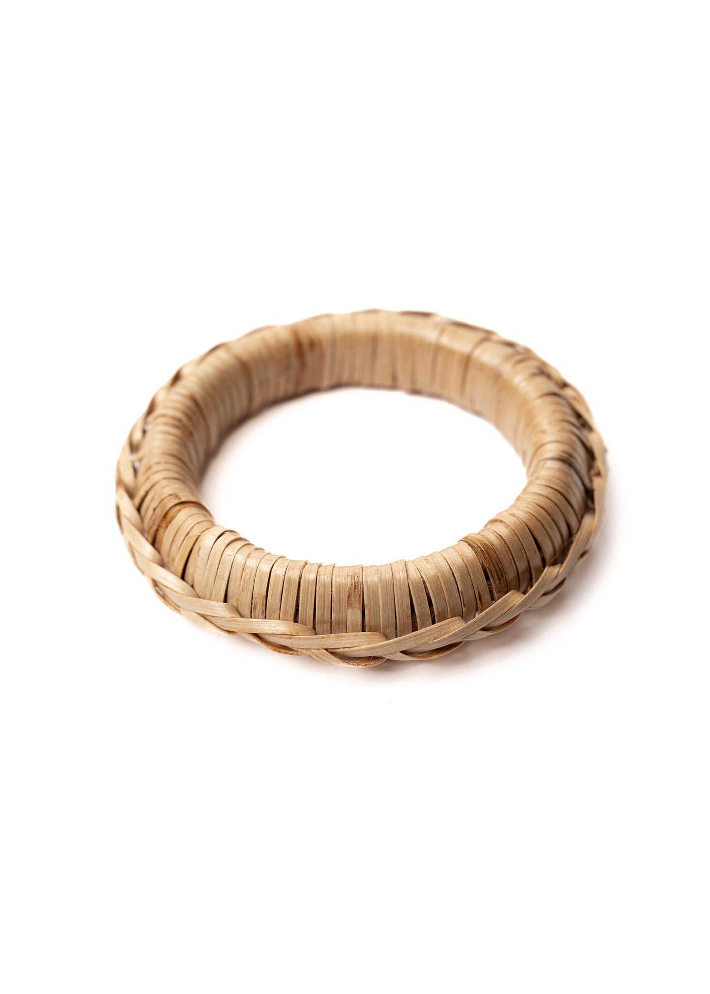 Hand Woven Cane Bangle- Narrow
